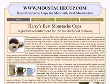 Tablet Screenshot of moustachecup.com